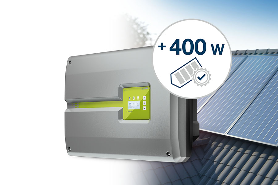KOSTAL växelriktare kompatibel med 400 W solcellsmoduler