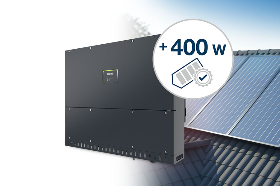 KOSTAL växelriktare kompatibel med 400 W solcellsmoduler