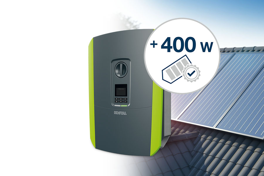 KOSTAL inverters compatible with 400W solar modules