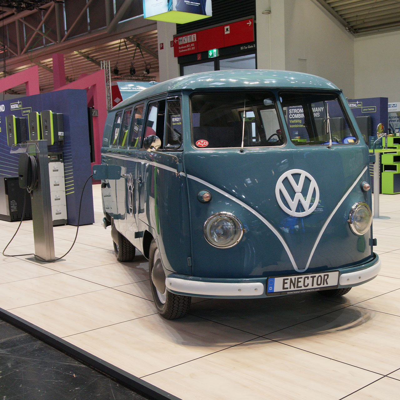 KOSTAL presents a bidirectional VW Bus